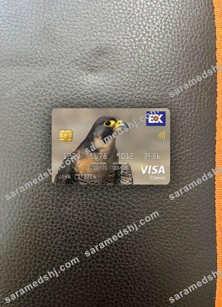 Pakistan The Bank of Khyber bank visa classic card photolook front